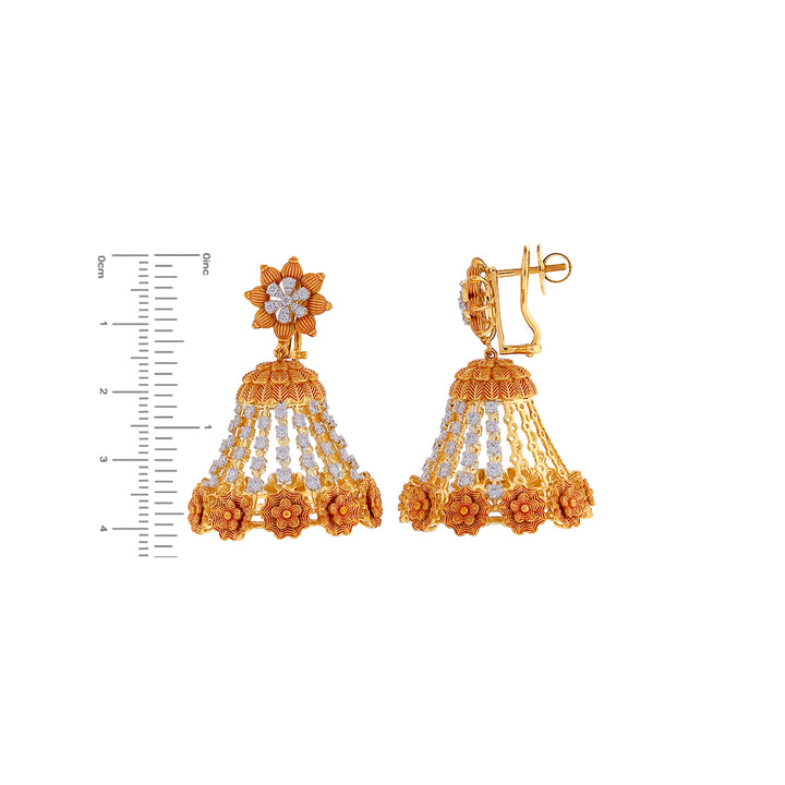 11.06Ct VVS/GH Diamond Choker Set in 18K Gold