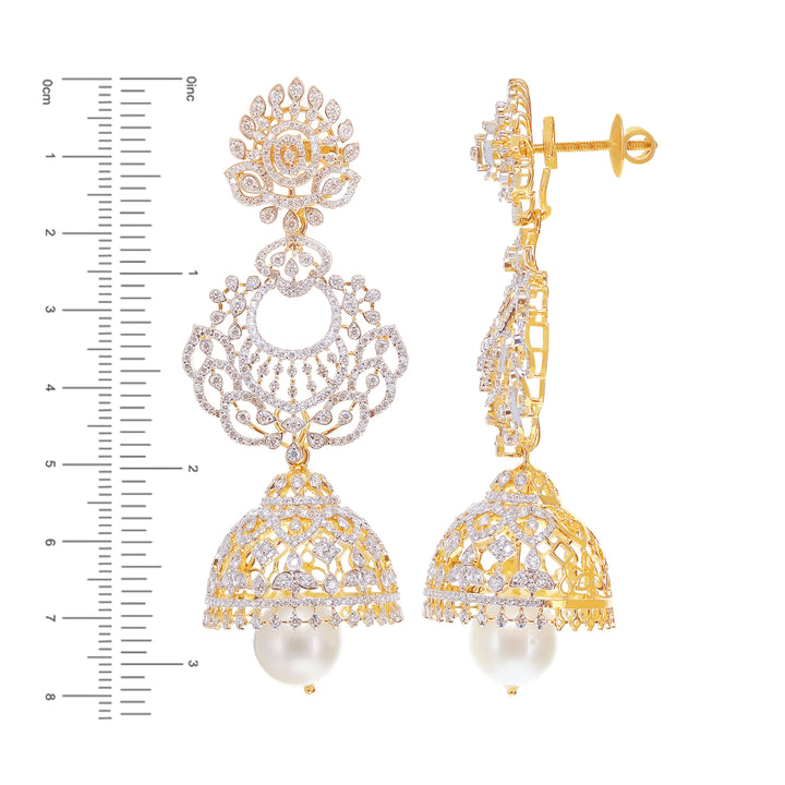 15.51Ct VVS/EF Diamond Choker Set With Changeable Gemstones in 18K Gold