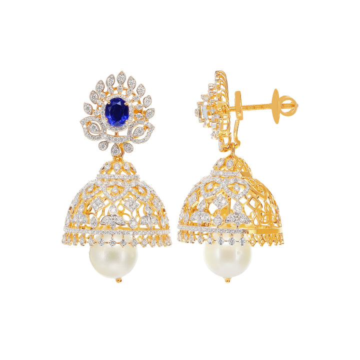 15.51Ct VVS/EF Diamond Choker Set With Changeable Gemstones in 18K Gold