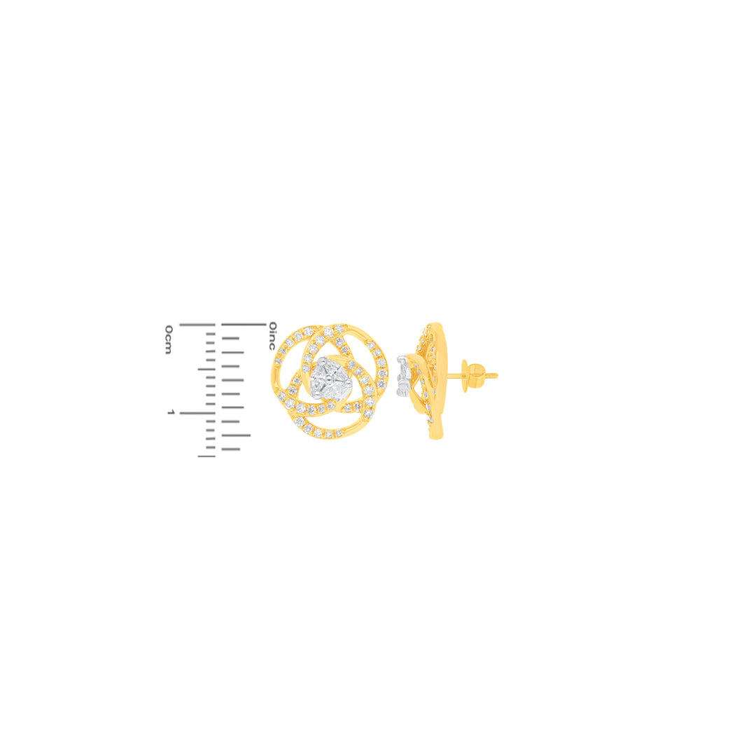 0.81Ct VVS/FG Diamond Pendant Set in 18K Gold