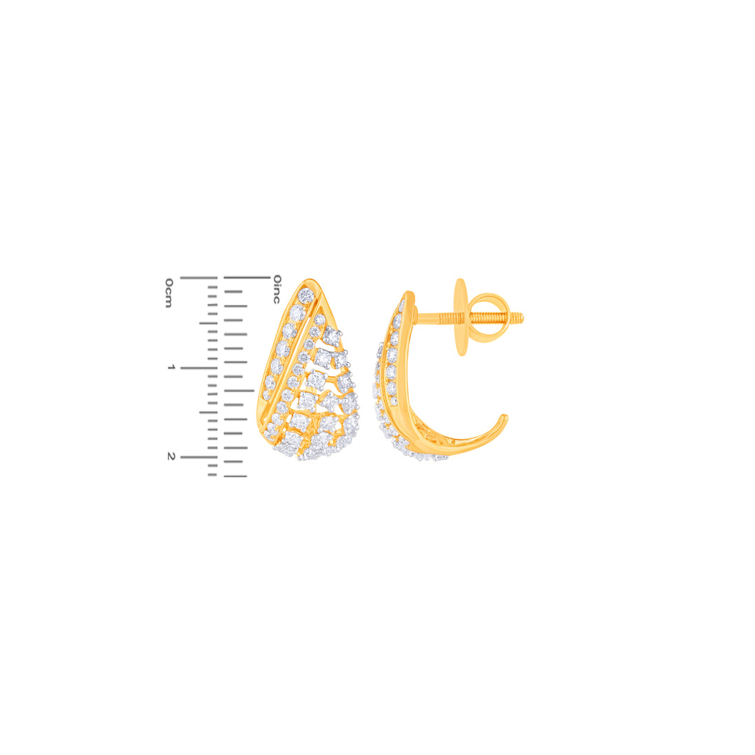 0.93Ct VVS/FG Diamond Pendant Set in 18K Gold