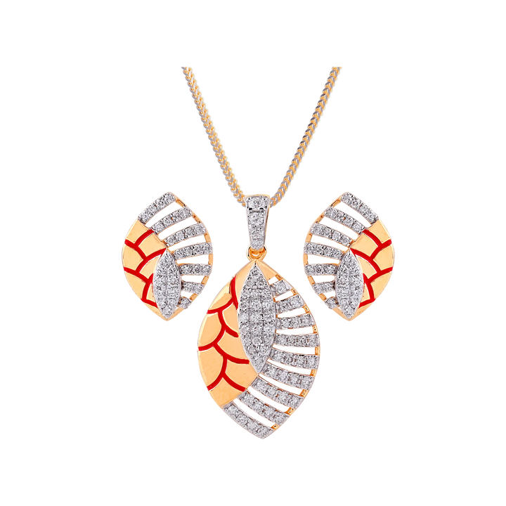 0.60Ct VVS/FG Diamond Pendant Set  in 18K Gold