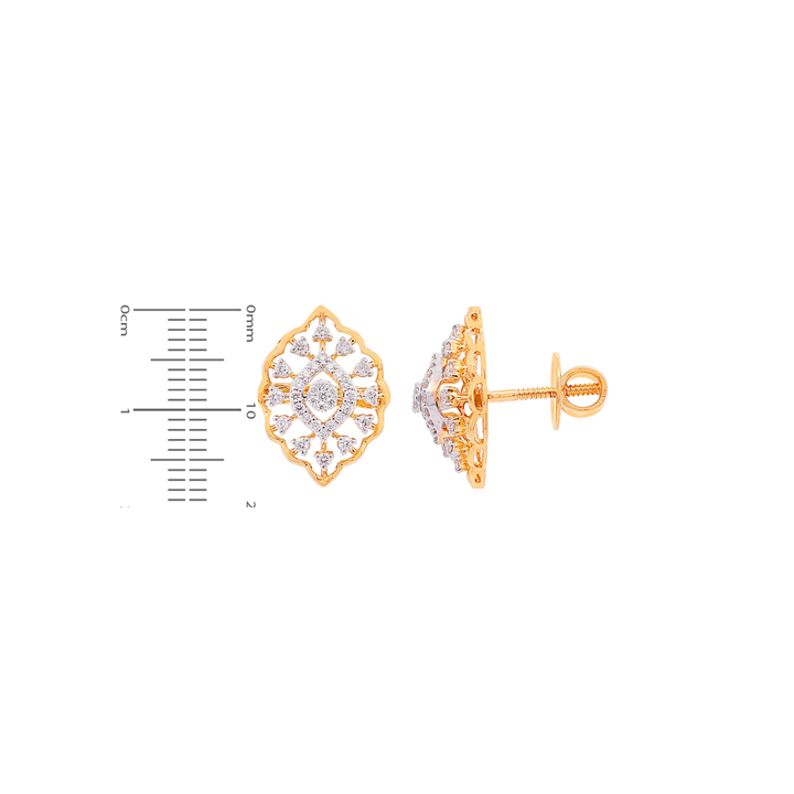0.83Ct VVS/FG Diamond Pendant Set in 18K Gold