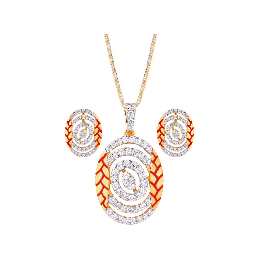 0.72Ct VVS/FG Diamond Pendant Set in 18K Gold