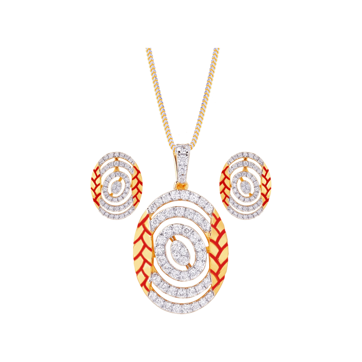 0.72Ct VVS/FG Diamond Pendant Set in 18K Gold