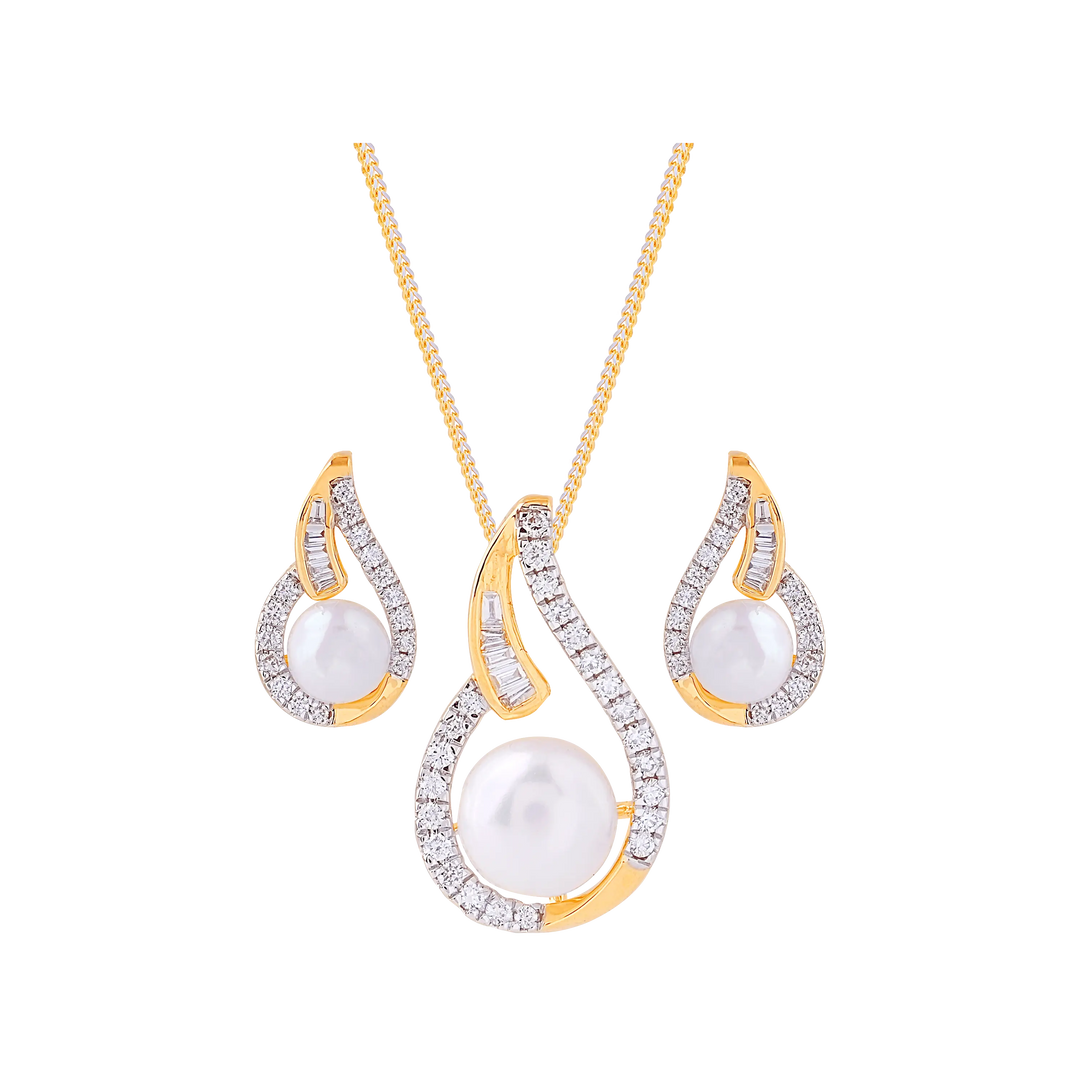 0.47Ct VVS/FG Diamond Pendant Set With Gemstones in 18K Gold