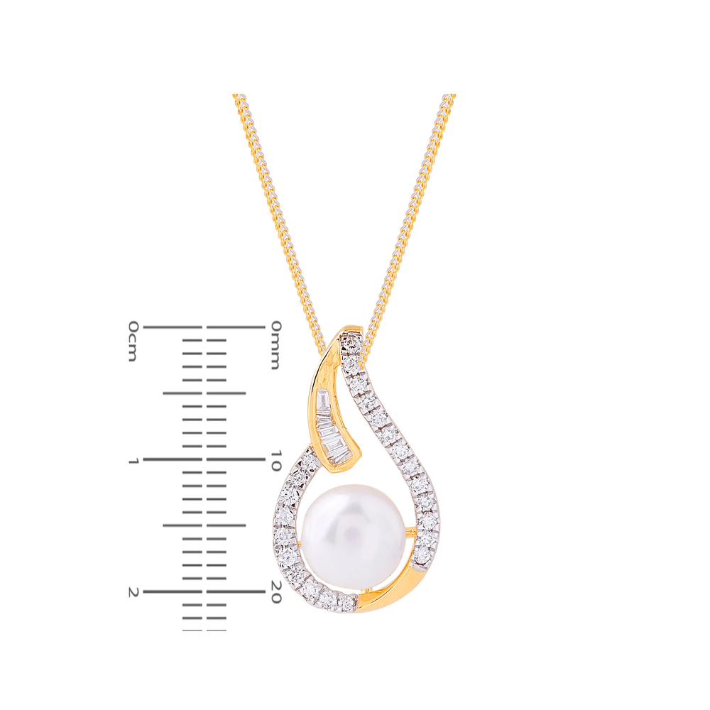 0.47Ct VVS/FG Diamond Pendant Set With Gemstones in 18K Gold