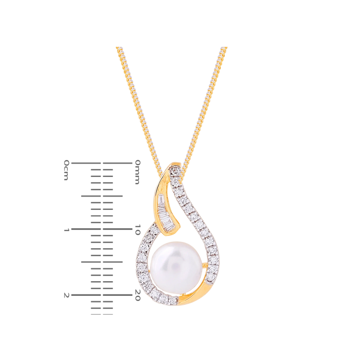 0.47Ct VVS/FG Diamond Pendant Set With Gemstones in 18K Gold