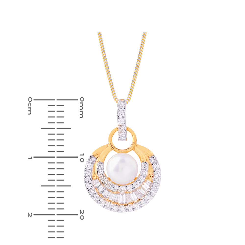 0.80Ct VVS/FG Diamond Pendant Set  in 18K Gold