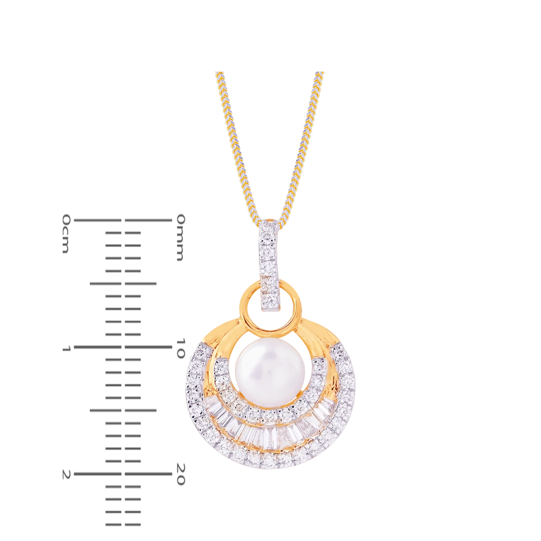 0.80Ct VVS/FG Diamond Pendant Set  in 18K Gold