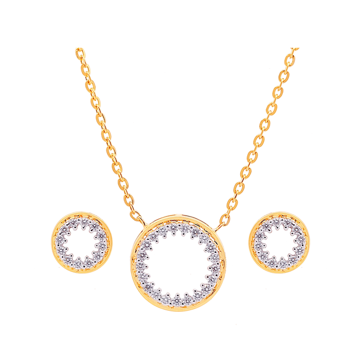 0.29Ct VVS/EF Diamond Pendant Set in 18K Gold