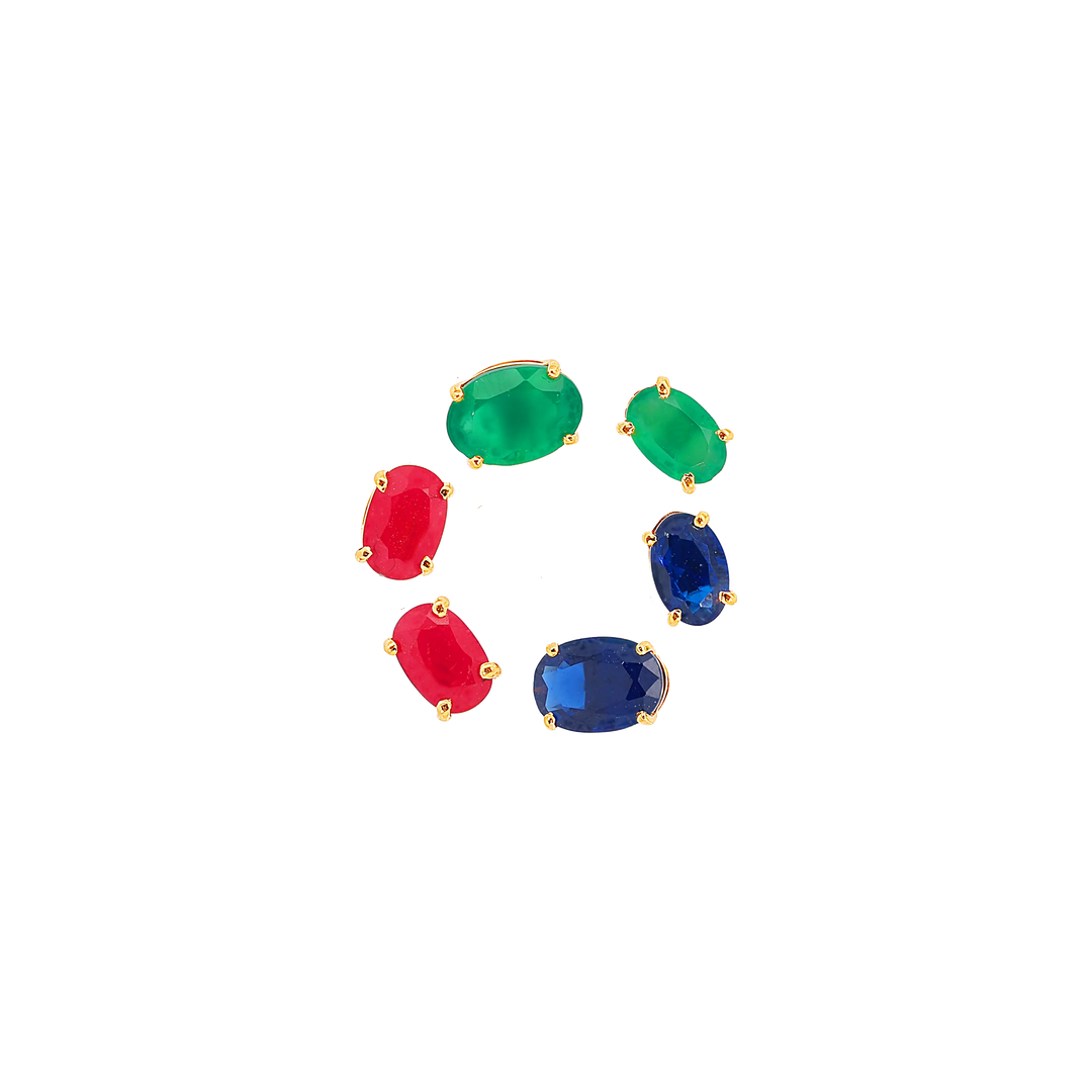 1.77Ct VVS/FG Diamond  Pendant Set With Changable Gemstones in 18K Gold