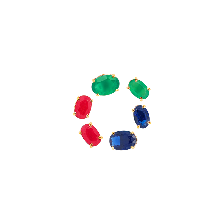 1.77Ct VVS/FG Diamond  Pendant Set With Changable Gemstones in 18K Gold