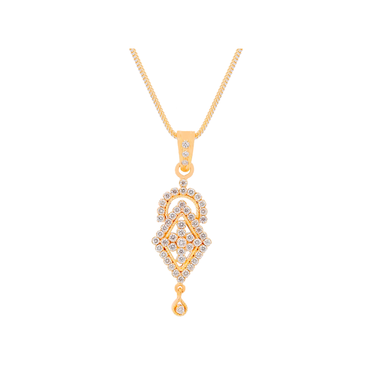 2.23Ct VVS/FG Diamond Pendant Set in 18K Gold