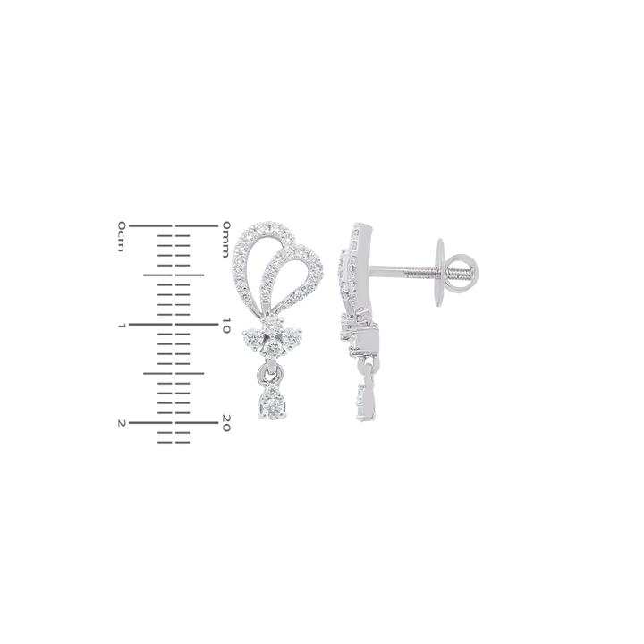 1.27Ct VVS/FG Diamond Pendant Set in 18K White Gold