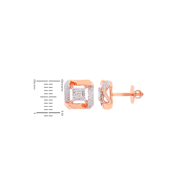 1.21Ct VVS/FG Diamond Pendant Set in 18K Rose Gold