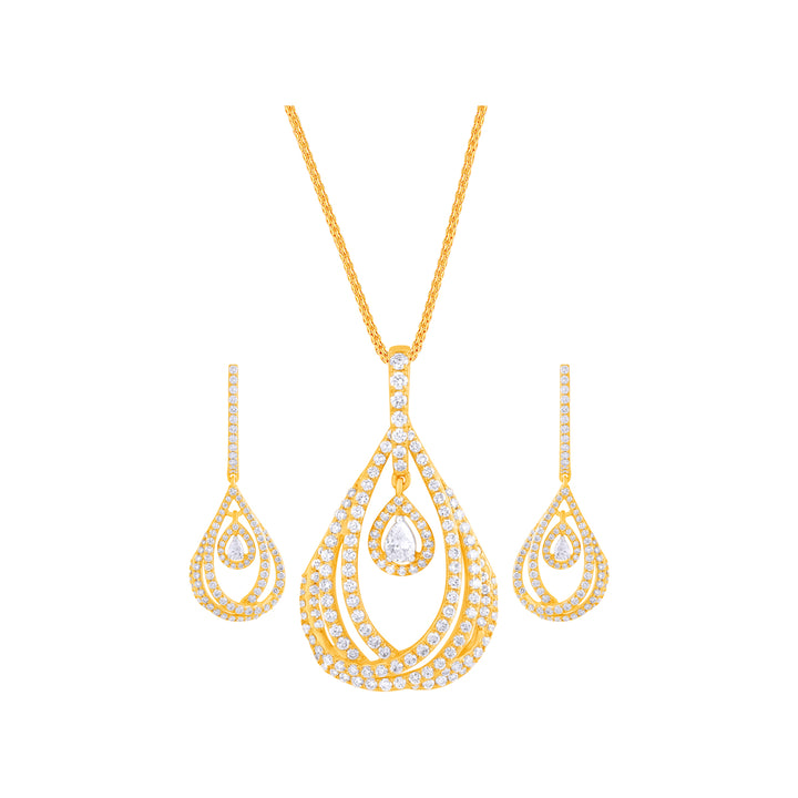 1.86Ct VVS/FG Diamond Pendant Set in 18K Gold