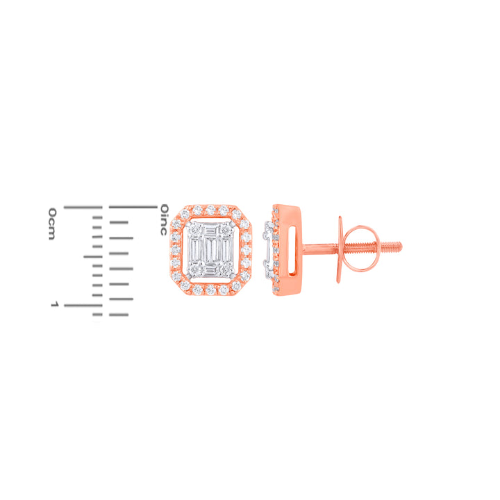 1.05Ct VVS/FG Diamond Pendant Set in 18K Rose Gold