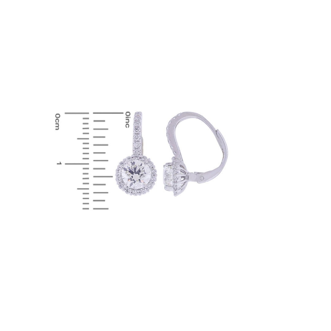 3.12CTW VS2/I GIA Certified Diamond Pendant Set in 18K White Gold