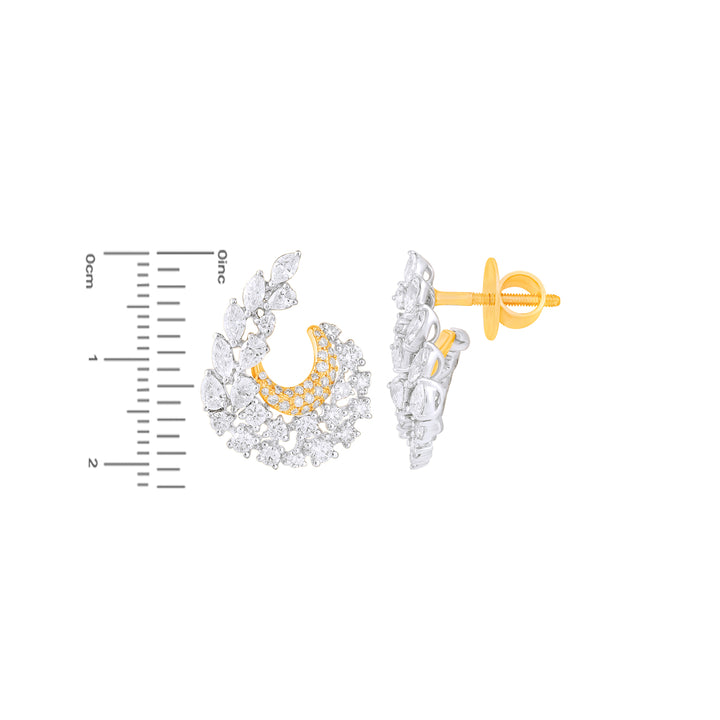 3.03Ct VVS/FG Diamond Pendant Set in 18K Gold