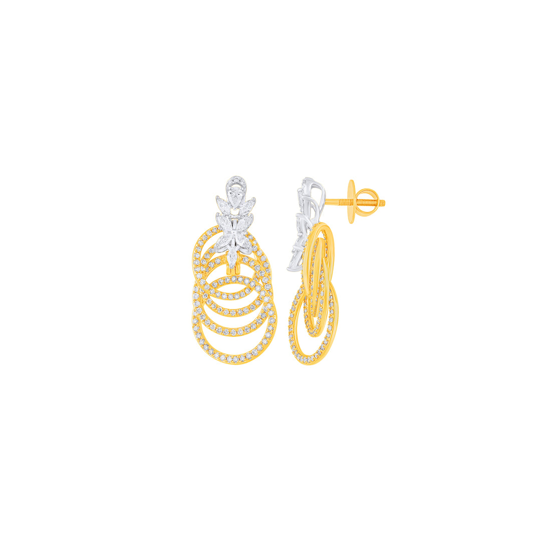 3.08Ct VVS/FG Diamond Pendant Set in 18K Gold