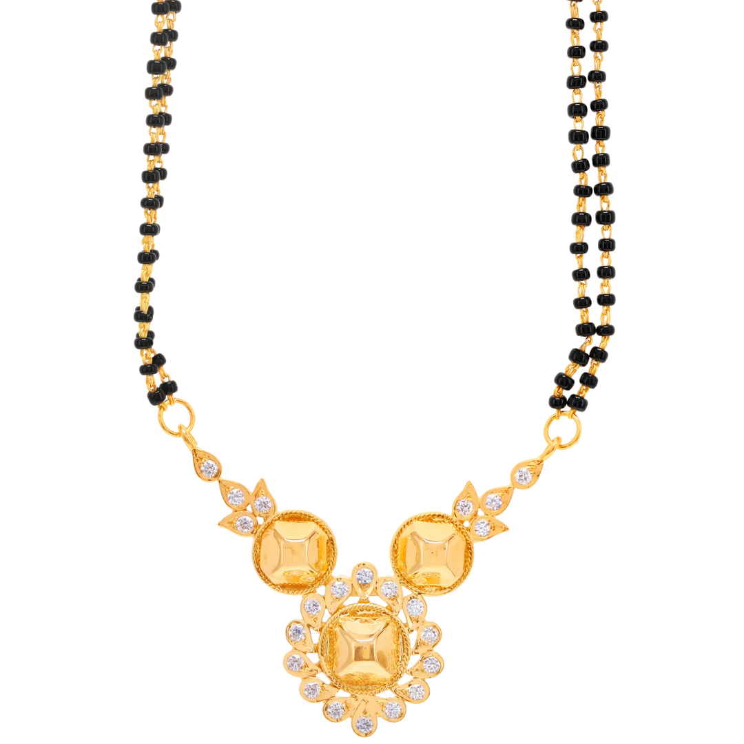 0.62Ct VVS/FG Diamond Mangalsutra in 18K Gold