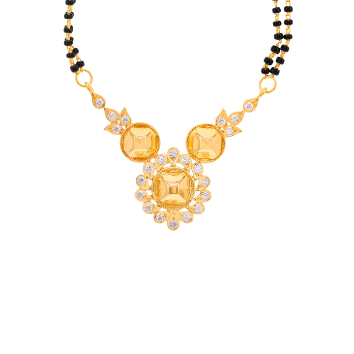 0.62Ct VVS/FG Diamond Mangalsutra in 18K Gold