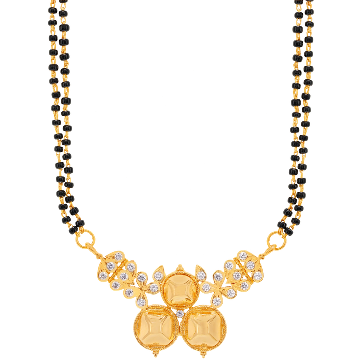 0.64Ct VVS/FG Diamond Mangalsutra in 18K Gold
