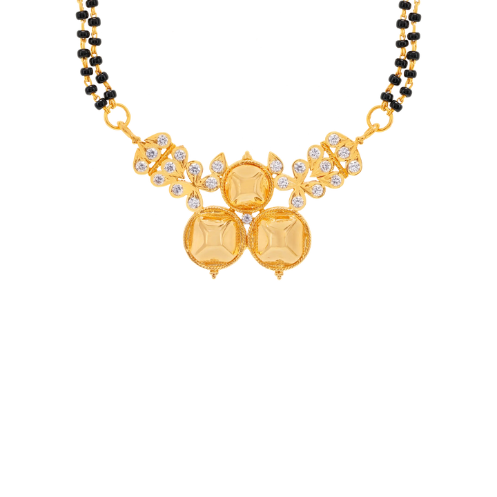 0.64Ct VVS/FG Diamond Mangalsutra in 18K Gold