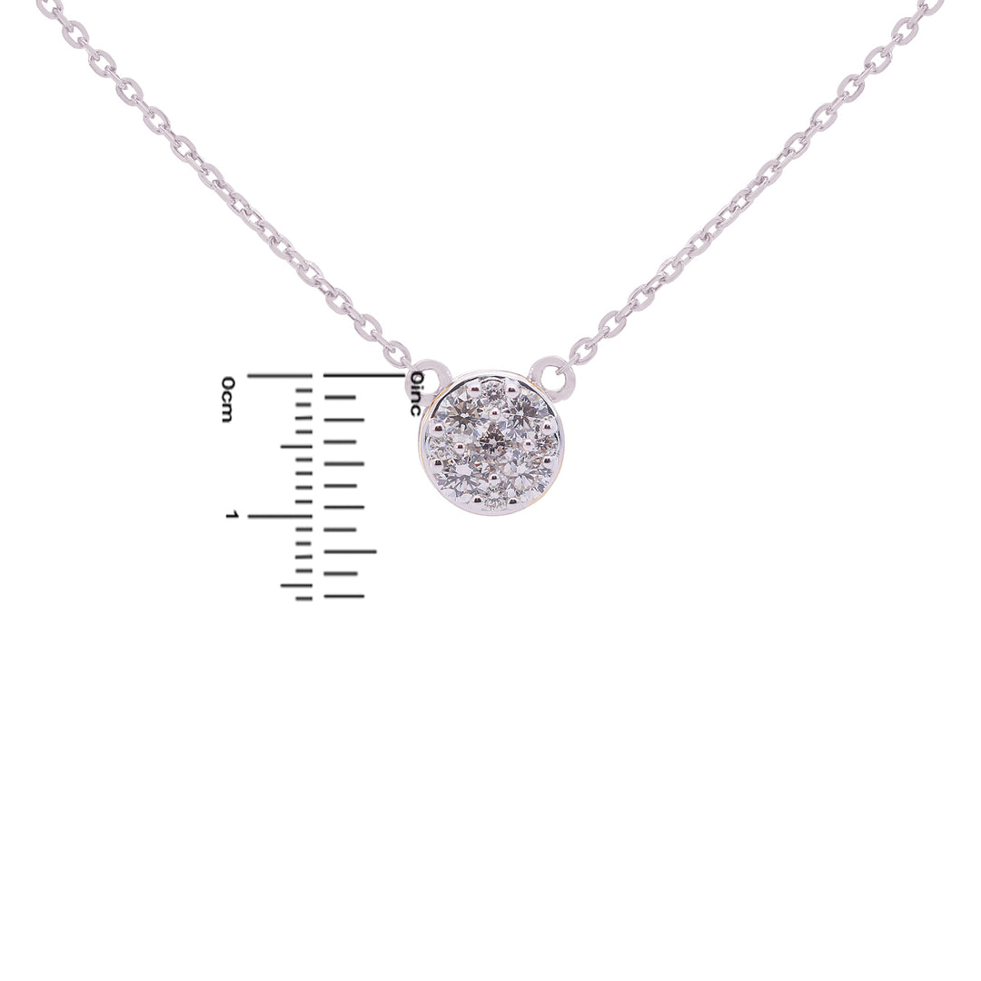 0.39Ct VVS/FG Diamond Mangalsutra in 18K White Gold