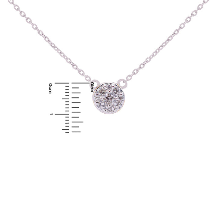 0.39Ct VVS/FG Diamond Mangalsutra in 18K White Gold
