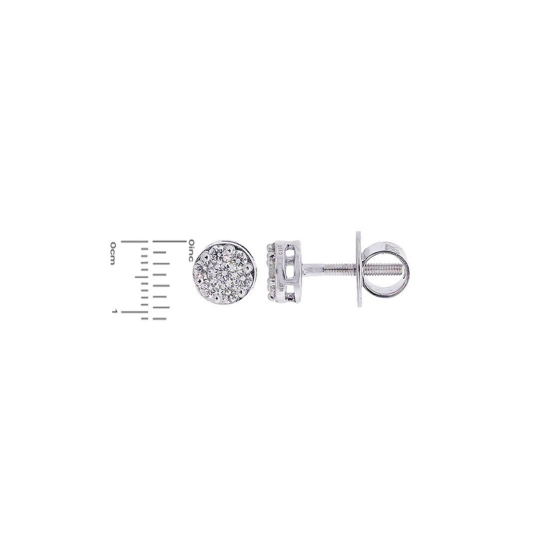 1.17Ct VVS/F-G Diamond Mangalsutra in 18K White Gold