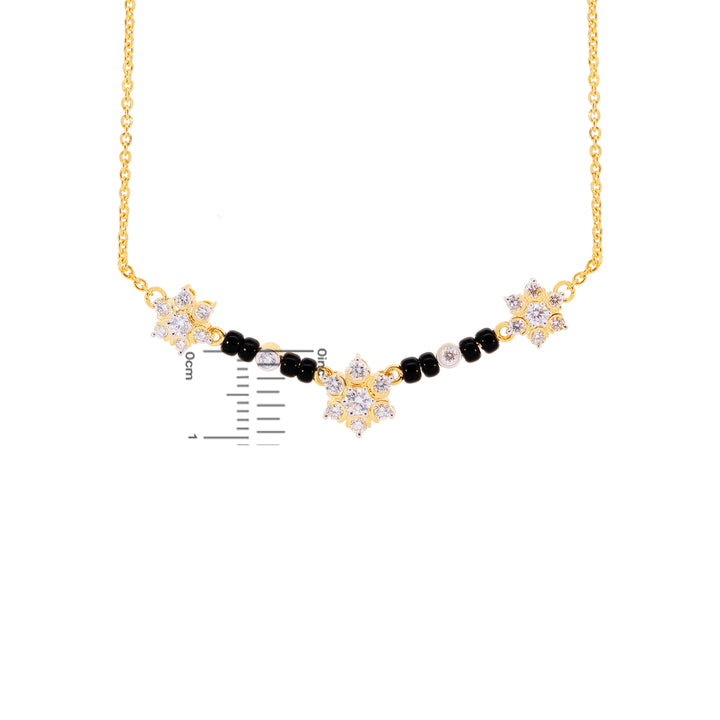 1.30Ct VVS/FG Diamond Mangalsutra Set in 18K Gold