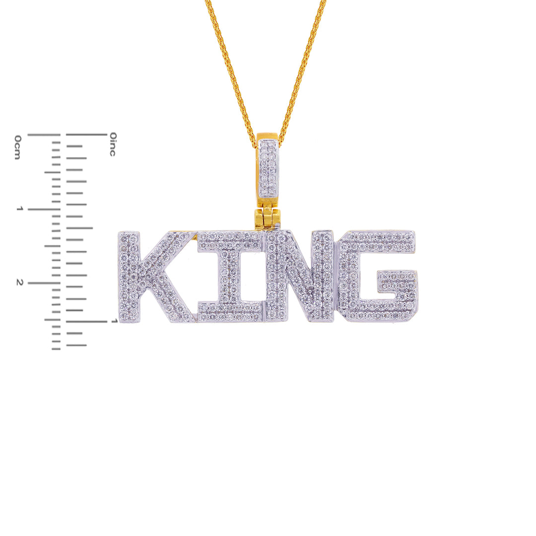 1.57Ct VS-SI/HI "KING" Diamond Pendant in 18K Gold