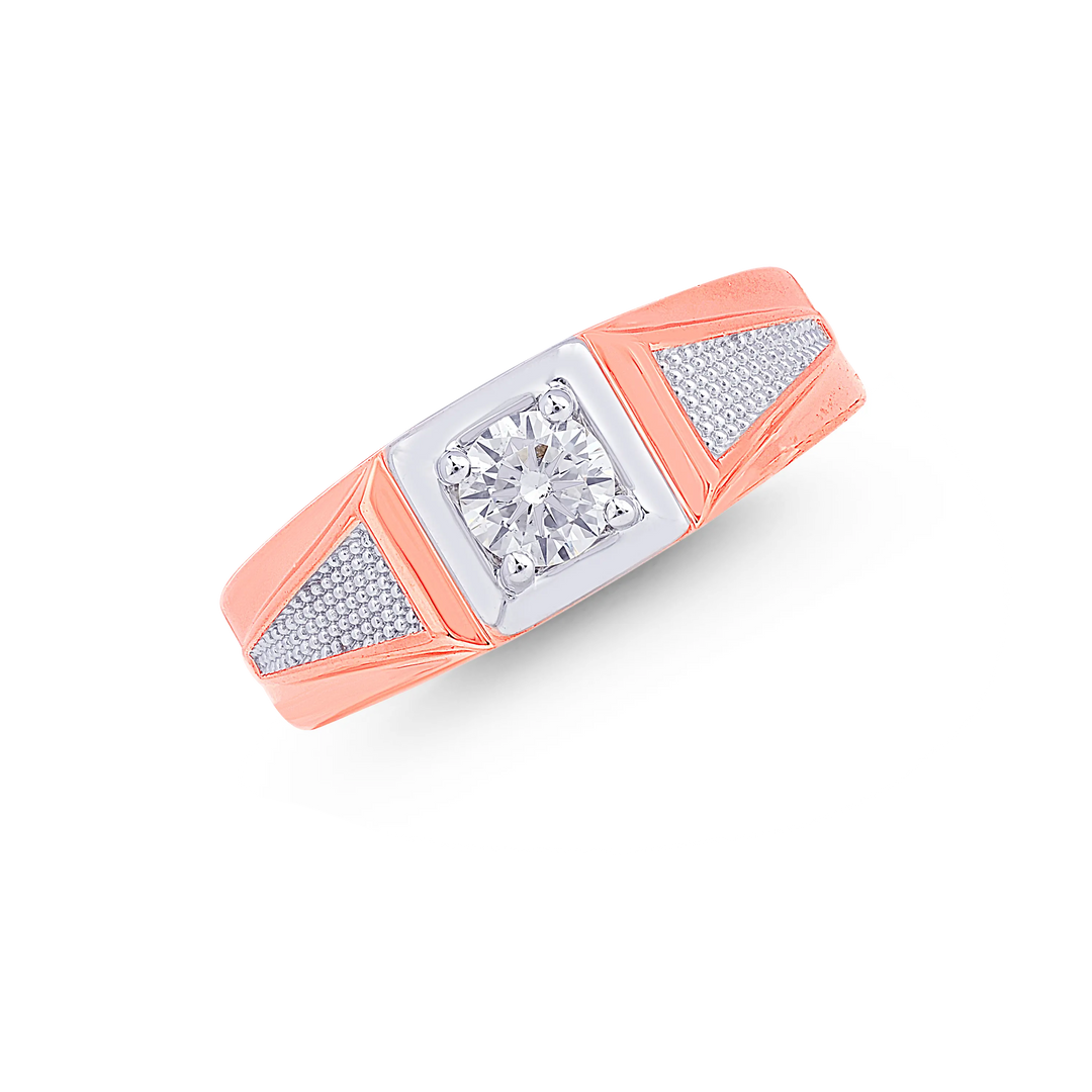 0.50CTW SI/JK Solitaire Diamond Ring in 14K Rose Gold