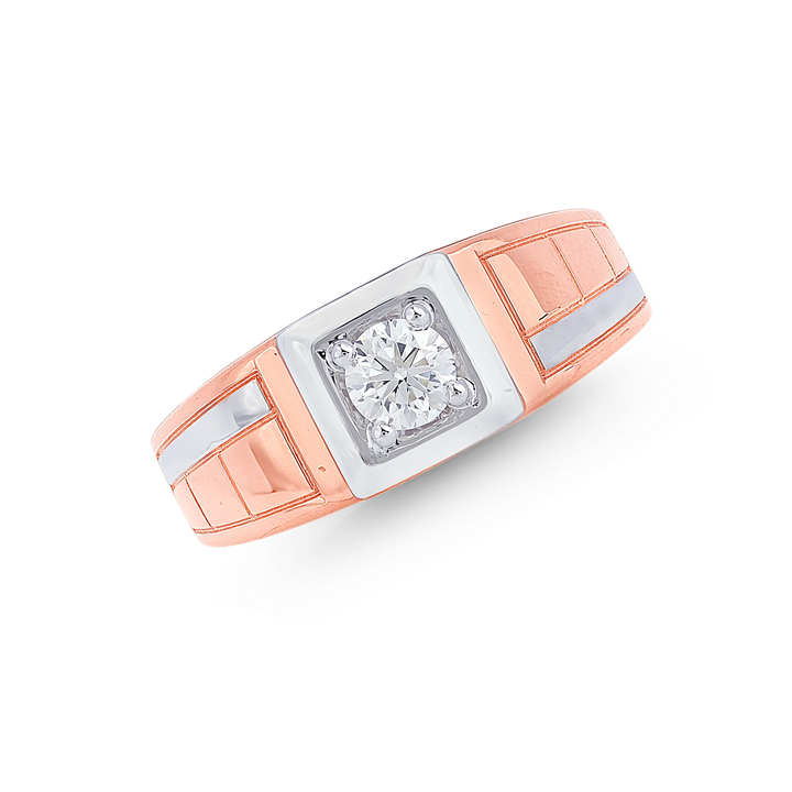 0.45Ct VS1/G Solitaire Diamond Ring in 18K Rose Gold