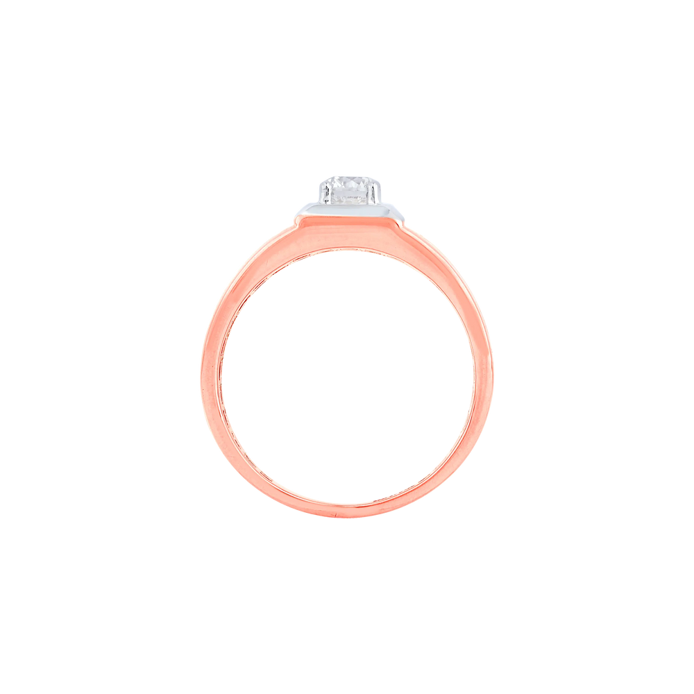 0.45Ct VS1/G Solitaire Diamond Ring in 18K Rose Gold