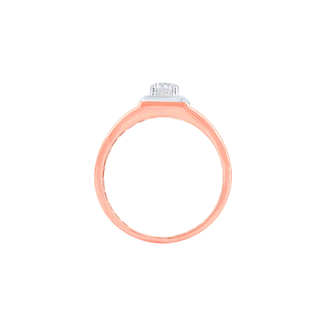 0.45Ct VS1/G Solitaire Diamond Ring in 18K Rose Gold