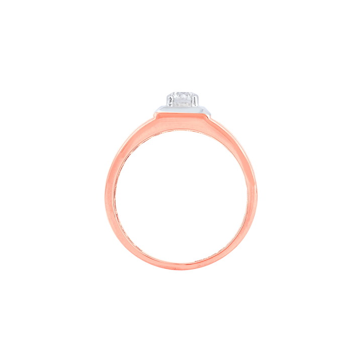 0.45Ct VS1/G Solitaire Diamond Ring in 18K Rose Gold