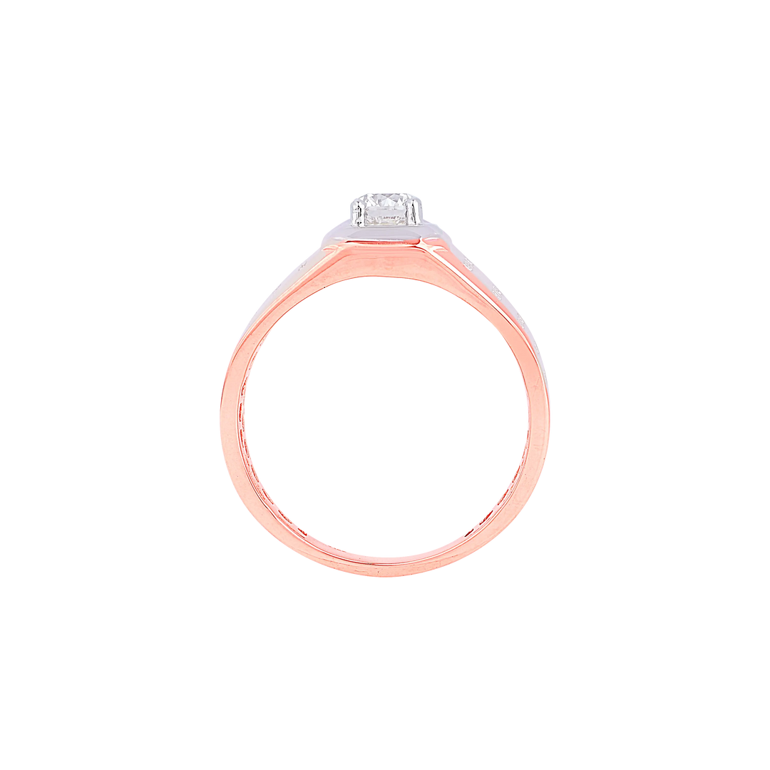 0.51Ct VS1/I Solitaire Diamond Ring in 14K Rose Gold