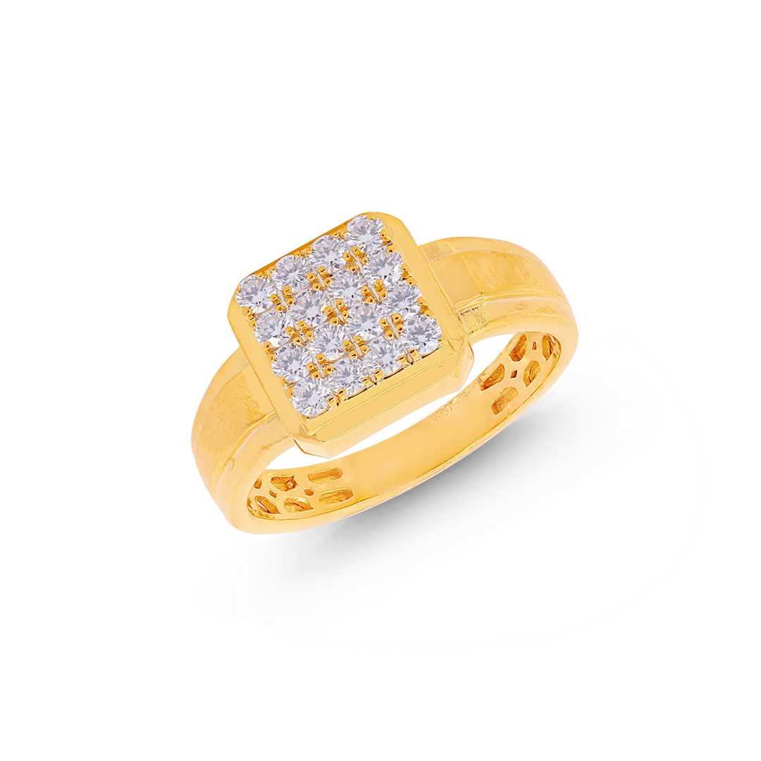 0.59Ct VVS/FG Diamond Ring in 18K Gold