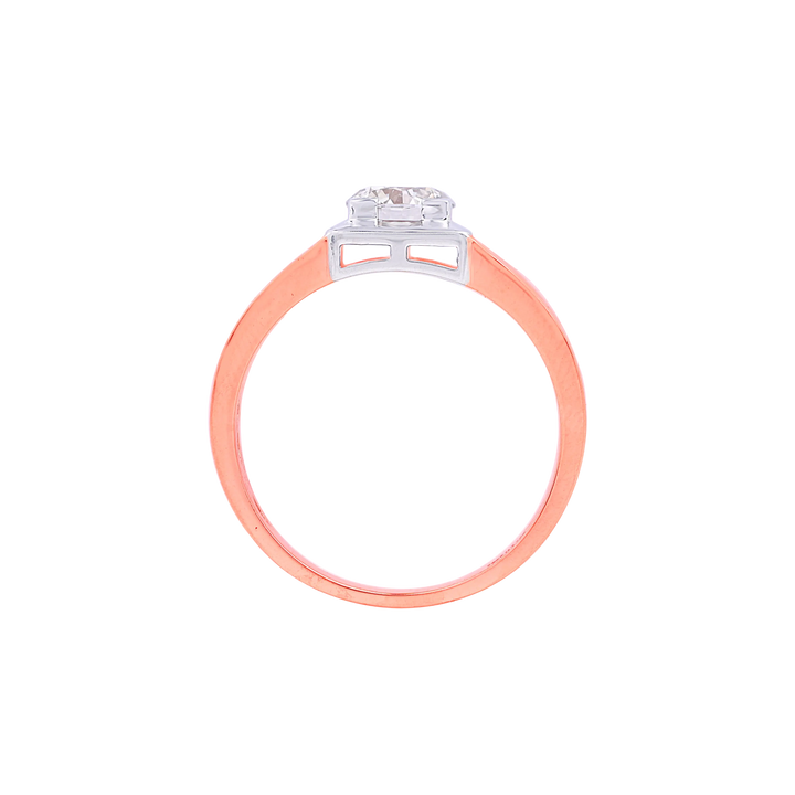 1.02CTW VS/JK Solitaire Diamond Ring in 14K Rose Gold
