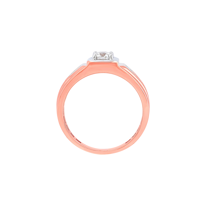 1.01Ct VS1/I Solitaire Diamond Ring in 14K Rose Gold