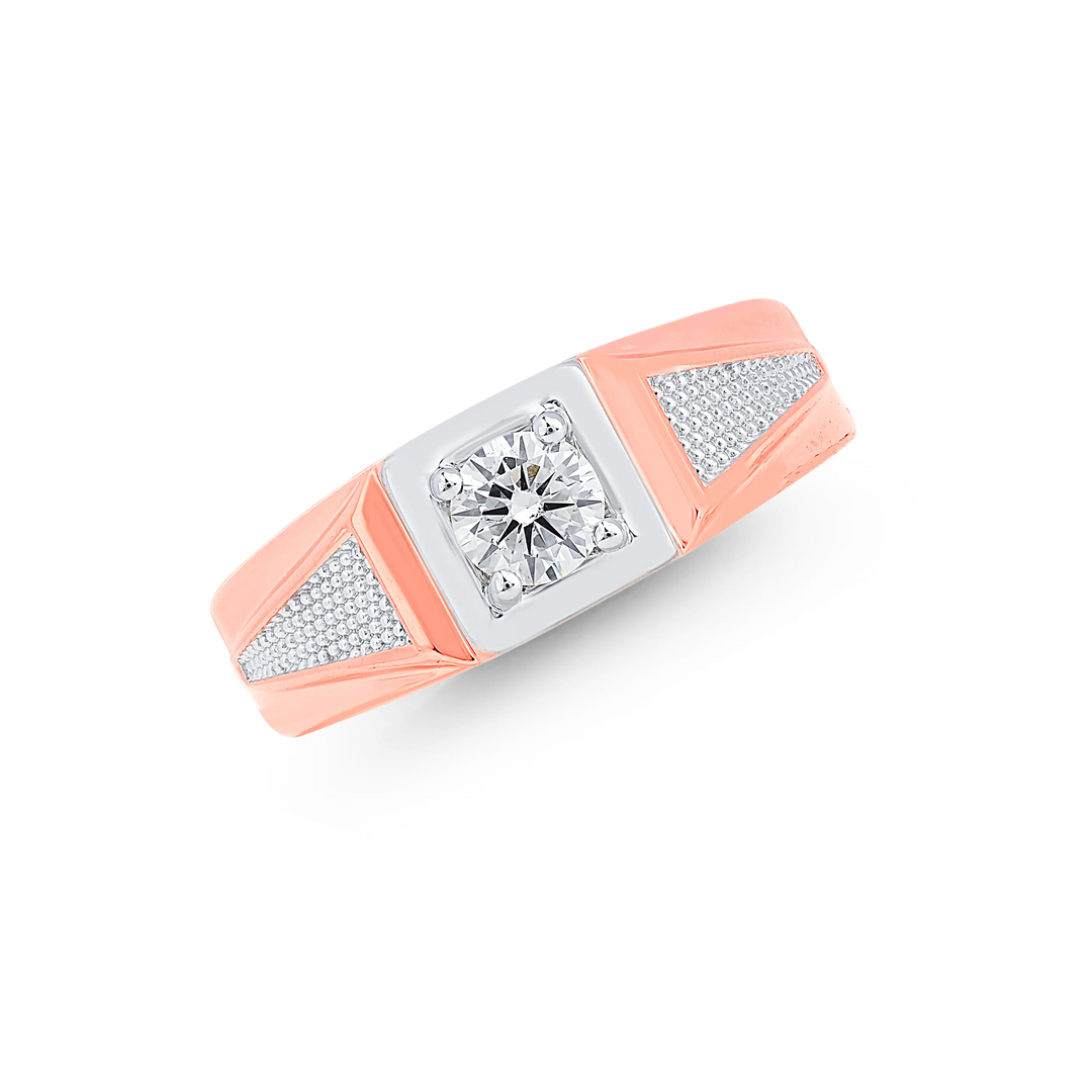 1.01Ct VS1/I Solitaire Diamond Ring in 14K Rose Gold