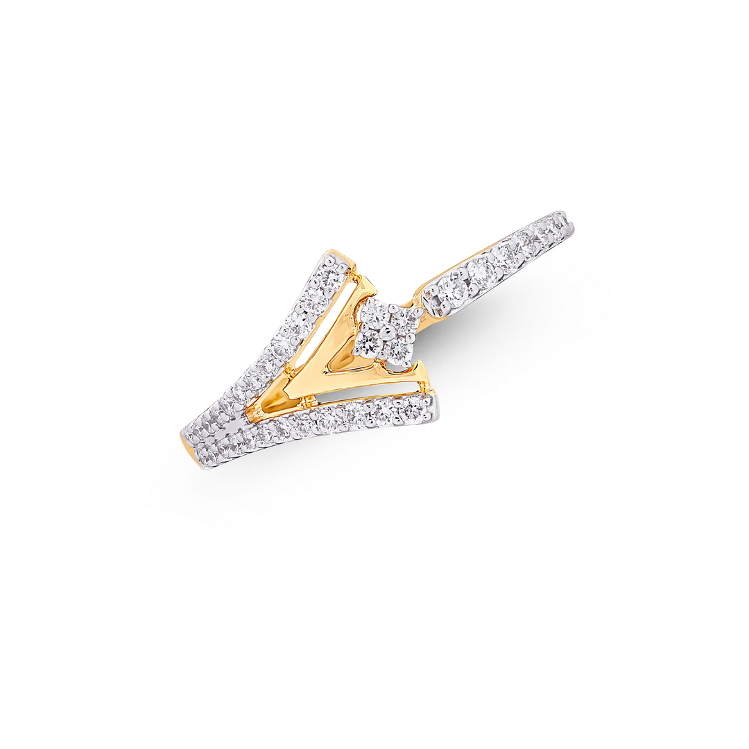 0.20Ct VS/GH Diamond Ring in 18K Gold