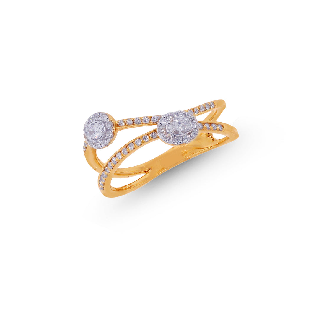 0.32Ct VVS/FG Diamond Ring in 18K Gold