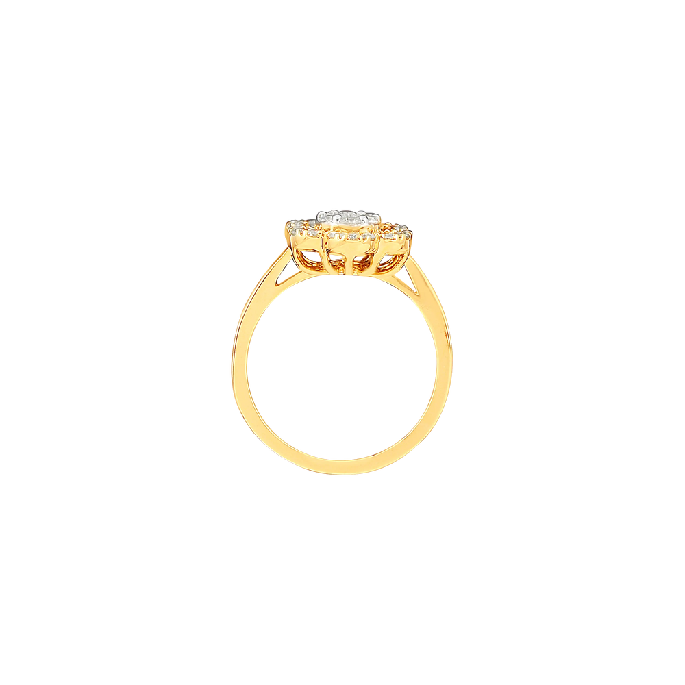 0.44Ct VVS/GH Diamond Ring in 18K Gold