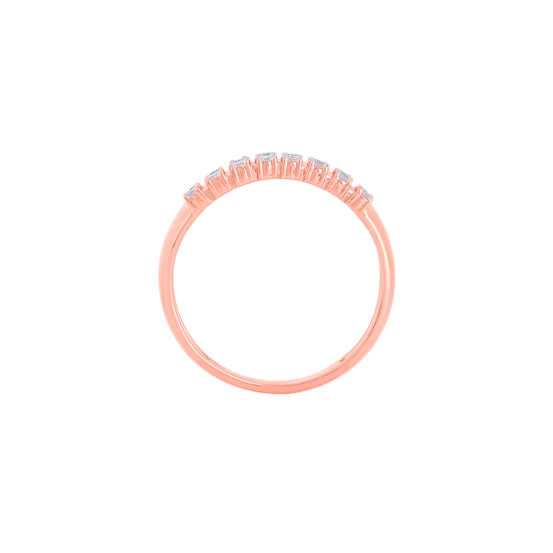 0.41Ct VVS/FG Diamond Ring in 18K Rose Gold