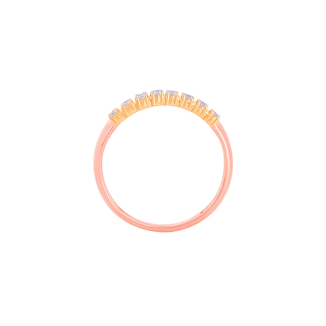 0.41Ct VVS/FG Diamond Ring in 18K Rose Gold