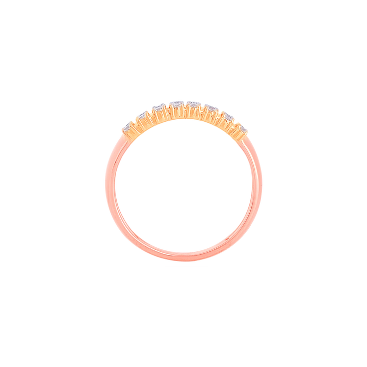 0.41Ct VVS/FG Diamond Ring in 18K Rose Gold